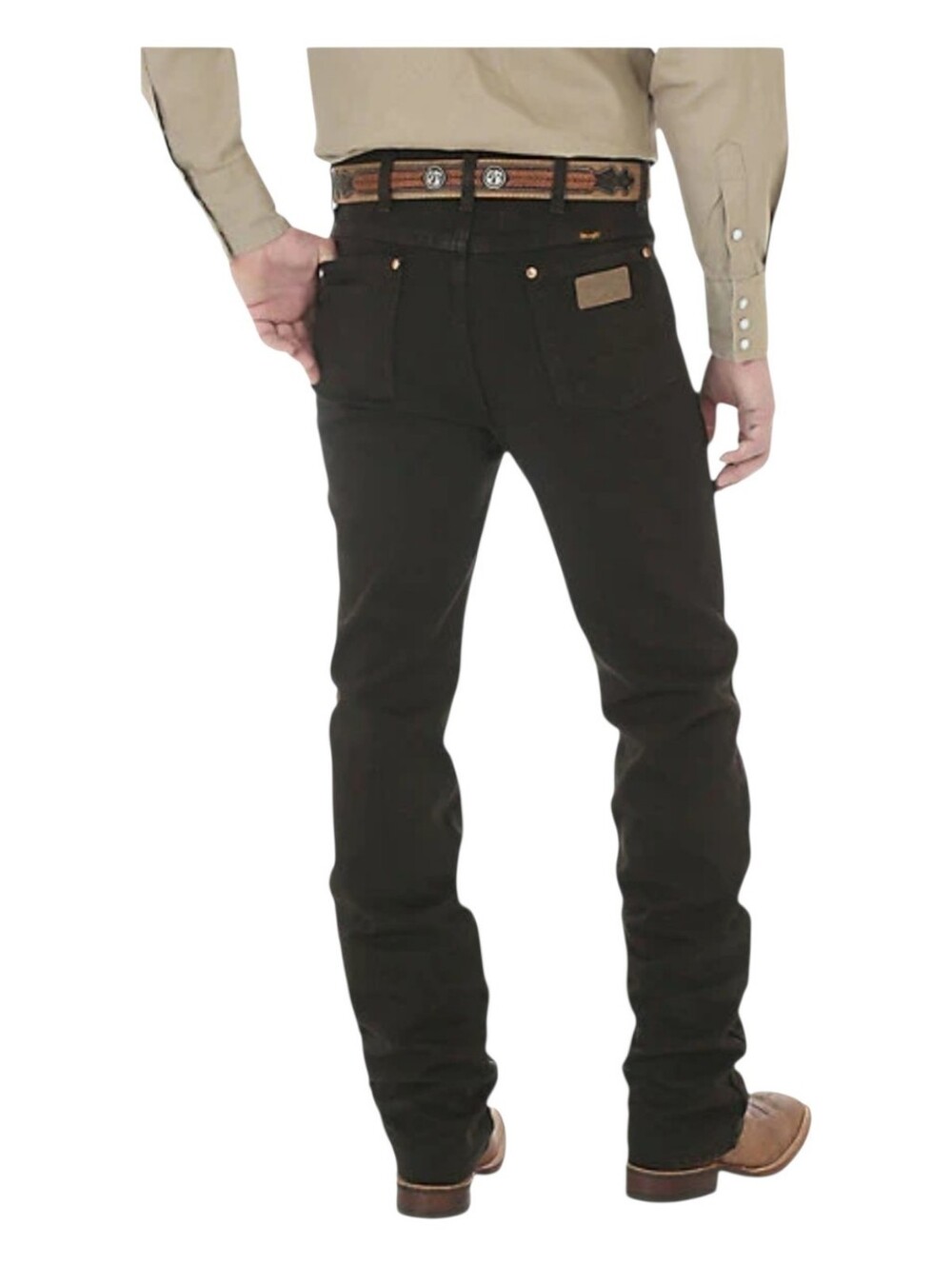 NWT Wrangler 936WBK Cowboy Cut Slim Fit Jeans 30x30 Shadow Black Western Denim